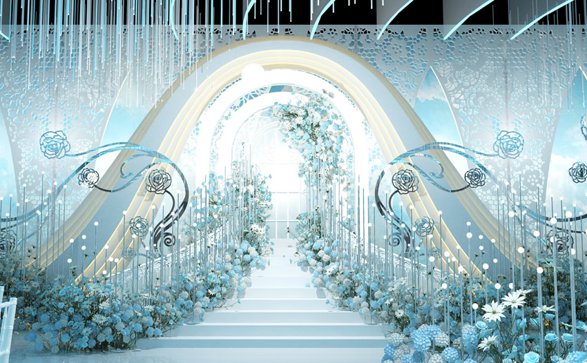 建水釡香烙馍村水晶厅效果展示